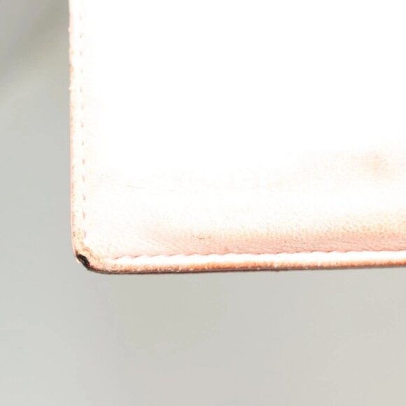 CHANEL Grained Calf Skin COCO Mark Bifold Wallet Pink Gold CC Auth am8671 - Picture 15 of 16